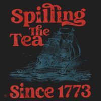 Spilling The Tea Since 1773 Patriotic History Teacher Beanie thumb 2