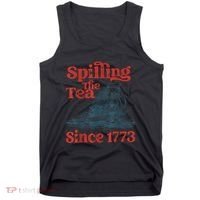 Spilling The Tea Since 1773 Patriotic History Teacher Tank Top thumb 0