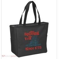 Spilling The Tea Since 1773 Patriotic History Teacher Tote Bag thumb 2