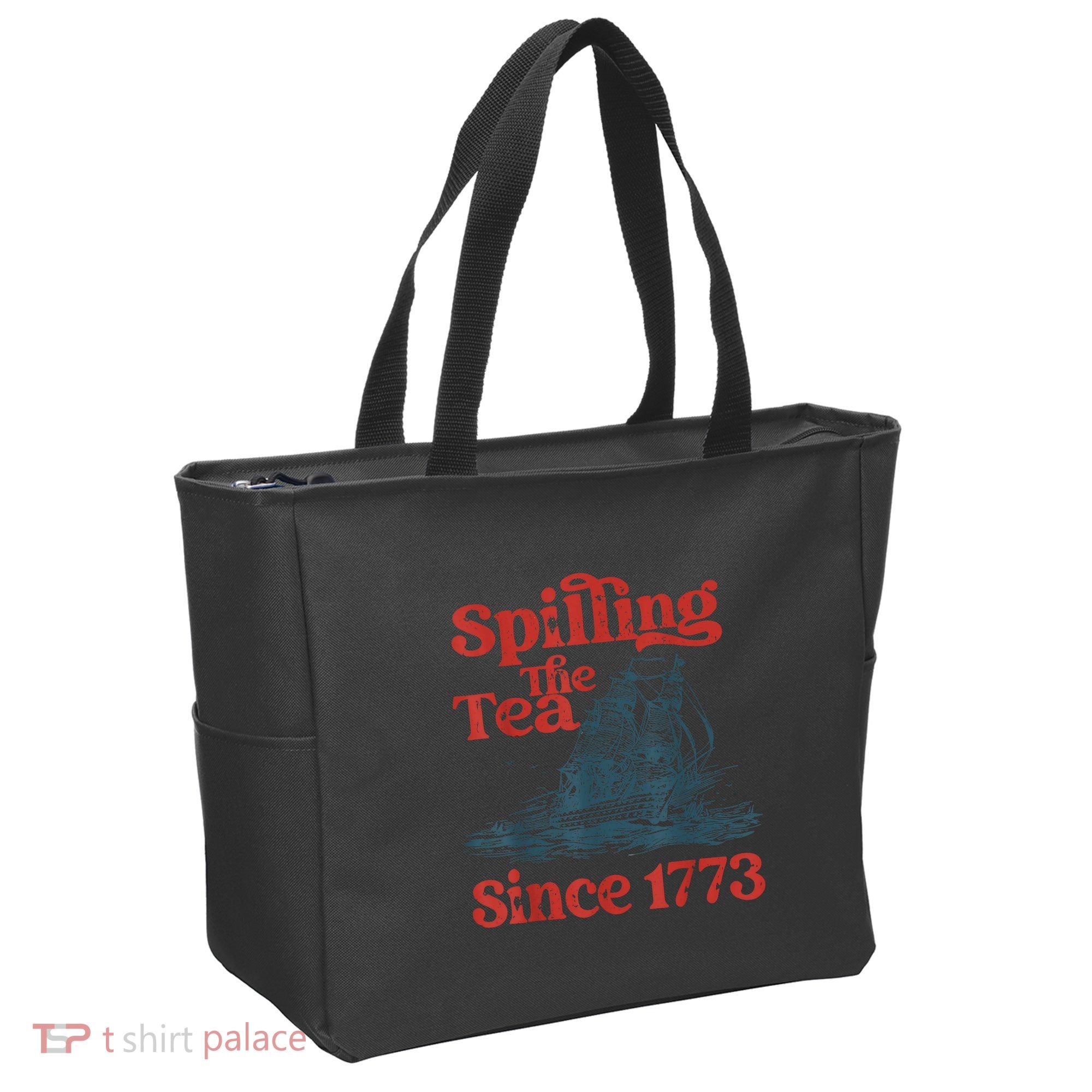 Spilling The Tea Since 1773 Patriotic History Teacher Tote Bag