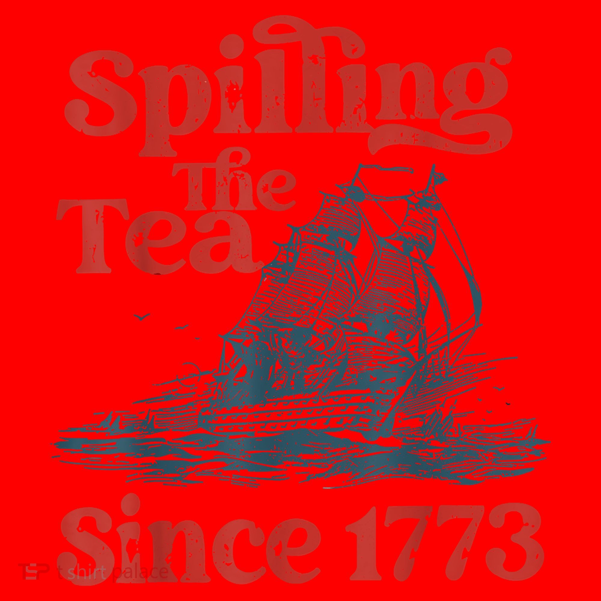 Spilling The Tea Since 1773 Patriotic History Teacher Santa Hat