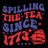 Spilling The Tea Since 1773 Retro Groovy History Teacher Fun Coffee Mug thumb 5
