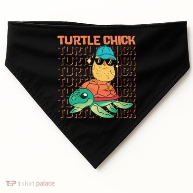 Sea Turtle Tortoise Chicken Turtle Chick USA-Made Doggie Bandana