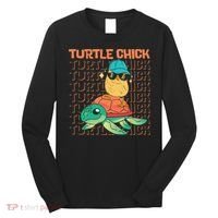 Sea Turtle Tortoise Chicken Turtle Chick Long Sleeve Shirt thumb 0