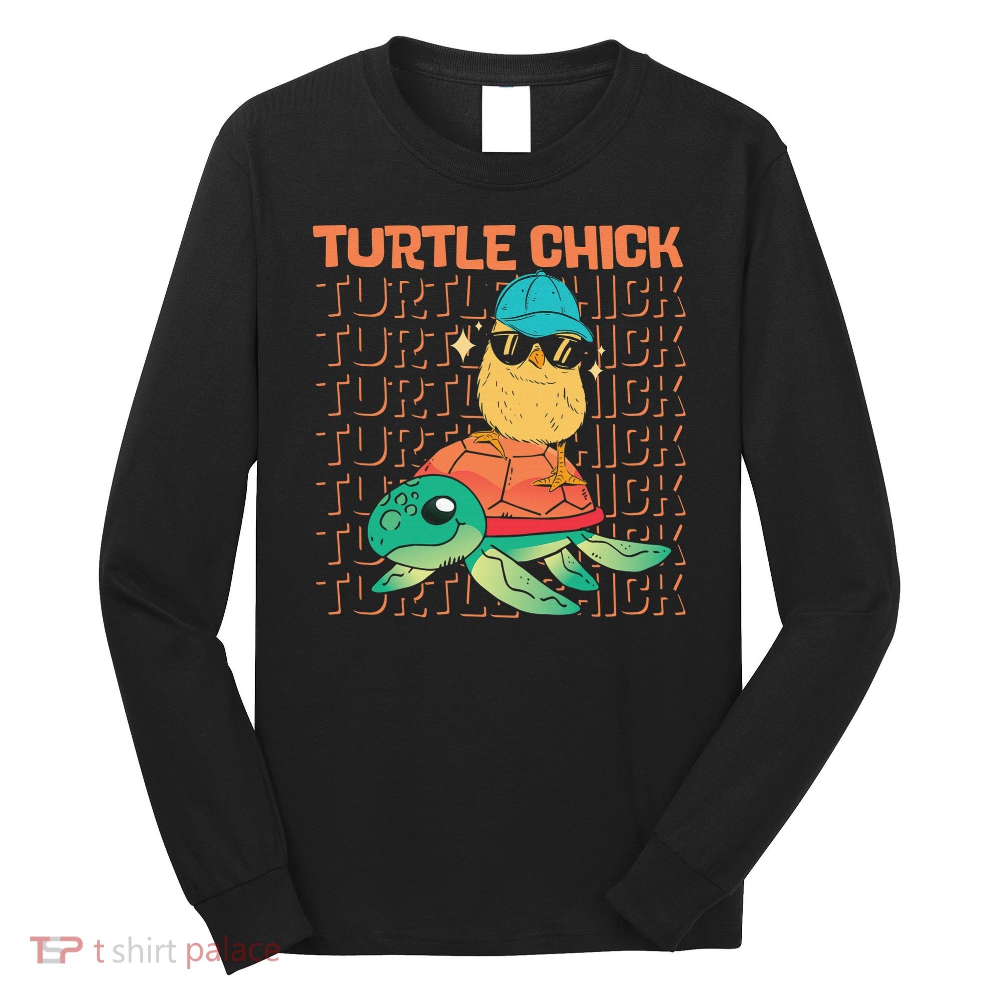 Sea Turtle Tortoise Chicken Turtle Chick Long Sleeve Shirt