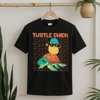 Sea Turtle Tortoise Chicken Turtle Chick T-Shirt thumb 2