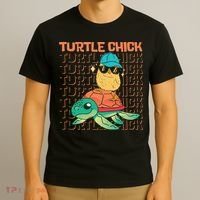 Sea Turtle Tortoise Chicken Turtle Chick T-Shirt thumb 3