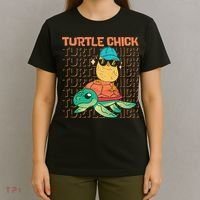 Sea Turtle Tortoise Chicken Turtle Chick T-Shirt thumb 4