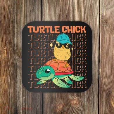Sea Turtle Tortoise Chicken Turtle Chick Coaster
