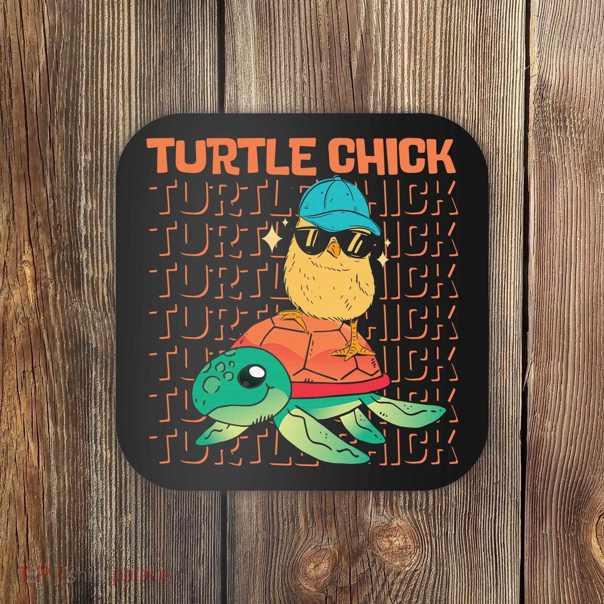 Sea Turtle Tortoise Chicken Turtle Chick Coaster