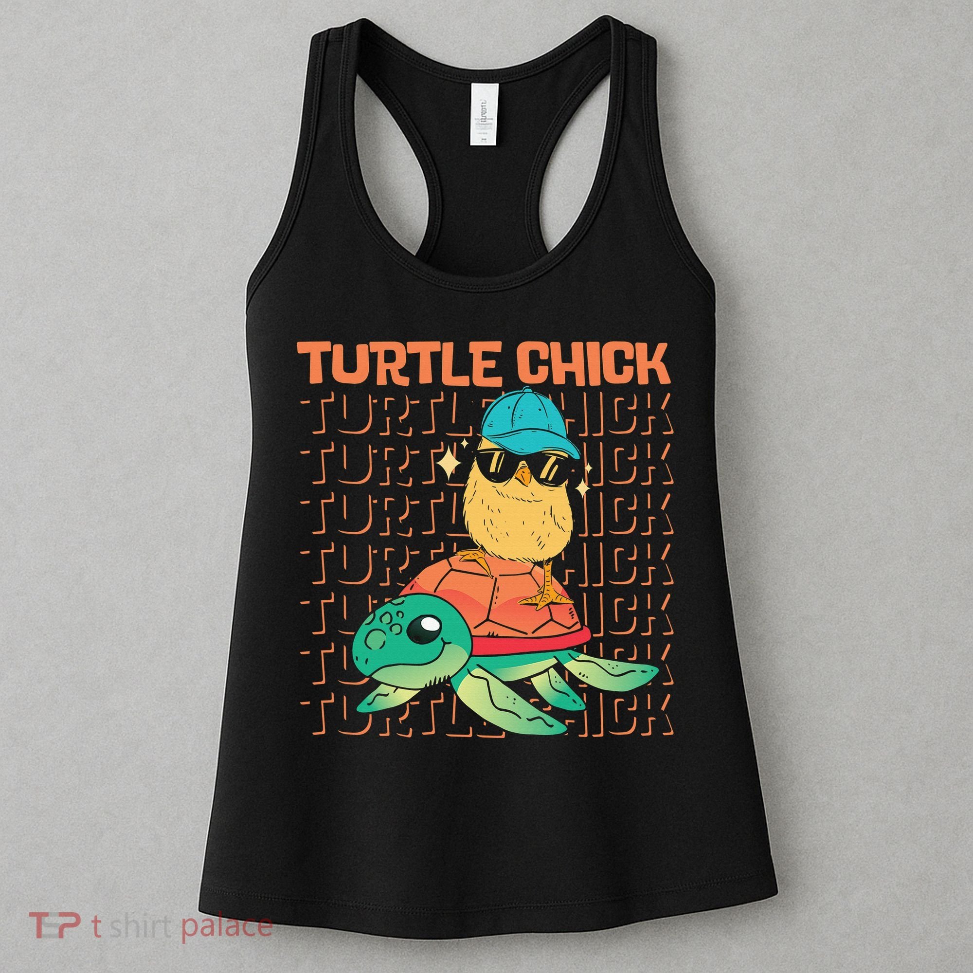 Sea Turtle Tortoise Chicken Turtle Chick Women's Tank Top