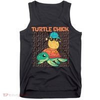 Sea Turtle Tortoise Chicken Turtle Chick Tank Top thumb 0