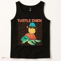 Sea Turtle Tortoise Chicken Turtle Chick Tank Top thumb 2