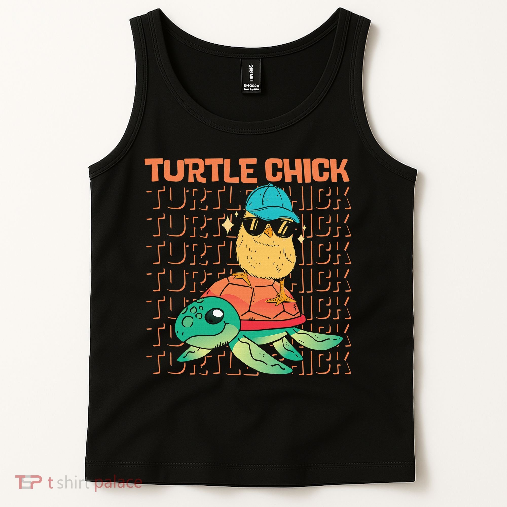 Sea Turtle Tortoise Chicken Turtle Chick Tank Top