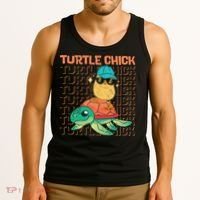 Sea Turtle Tortoise Chicken Turtle Chick Tank Top thumb 3