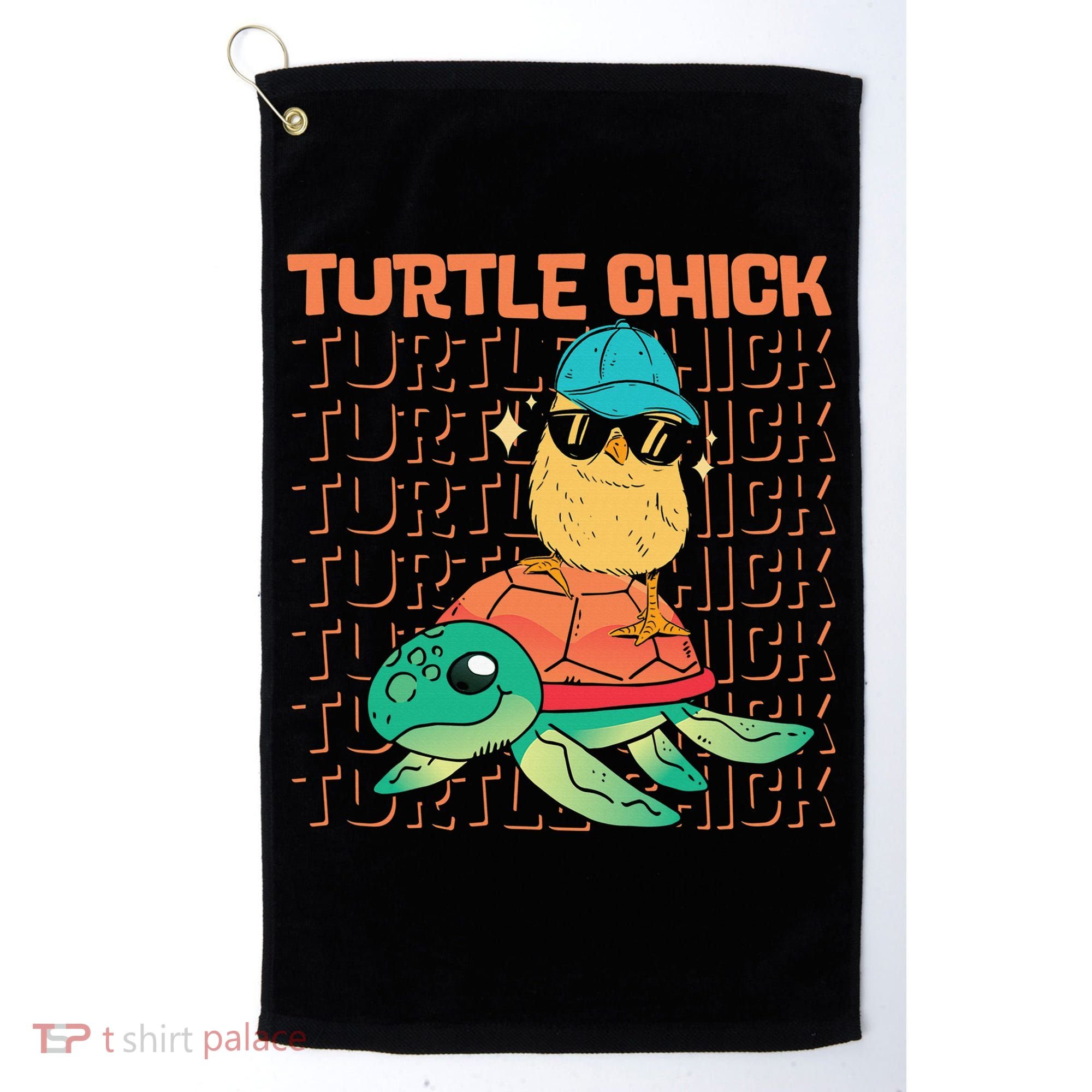 Sea Turtle Tortoise Chicken Turtle Chick Golf Towel