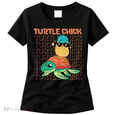 Sea Turtle Tortoise Chicken Turtle Chick Women's T-Shirt