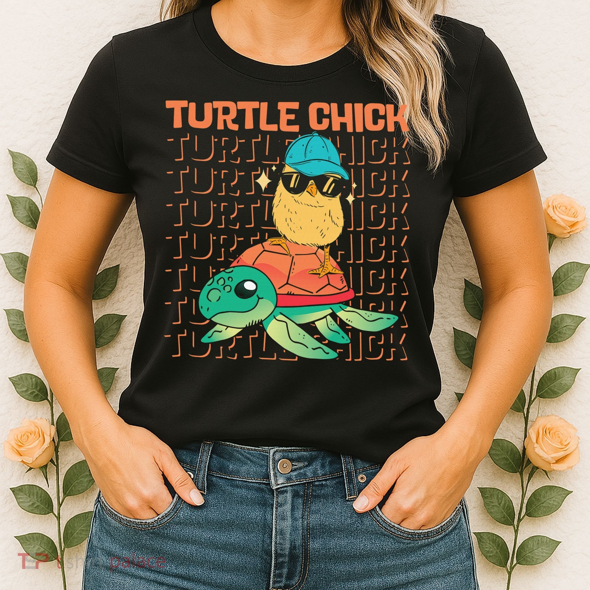 Sea Turtle Tortoise Chicken Turtle Chick Women's T-Shirt