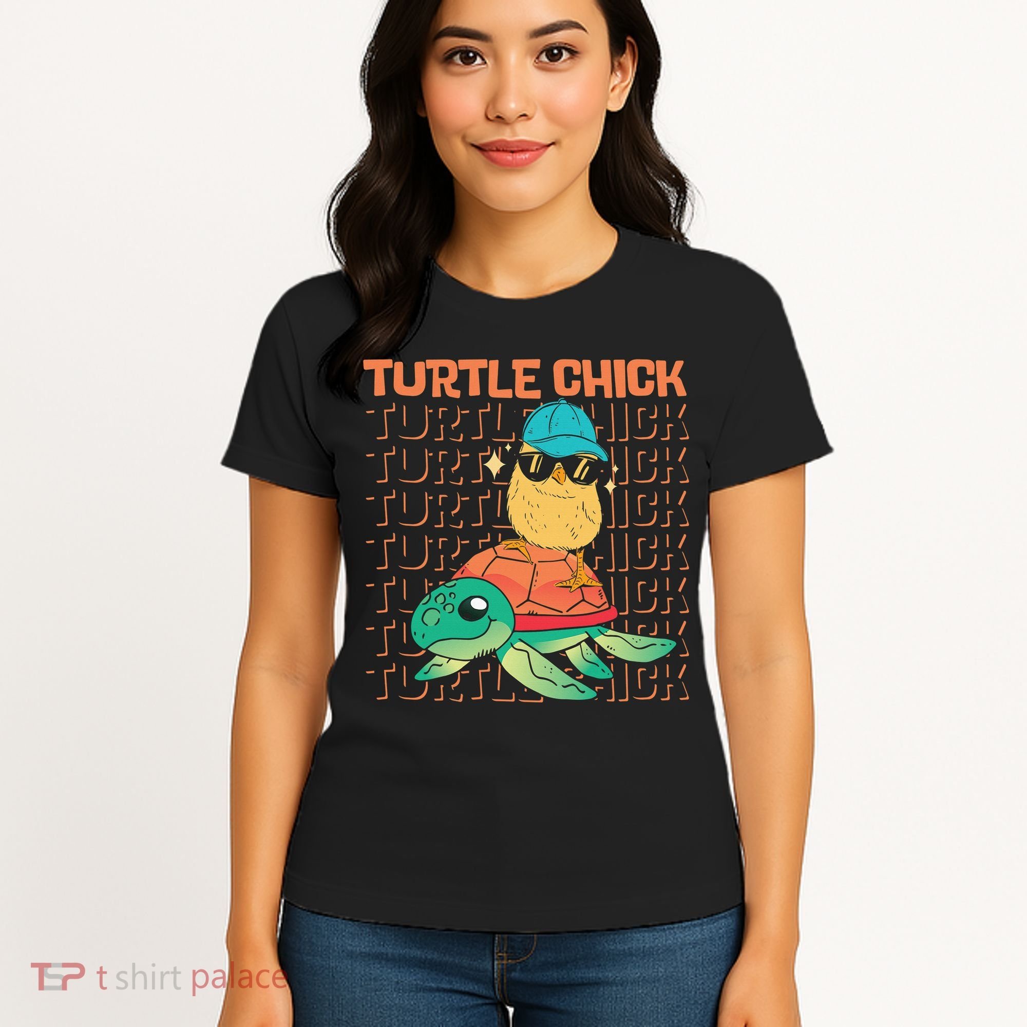 Sea Turtle Tortoise Chicken Turtle Chick Women's T-Shirt