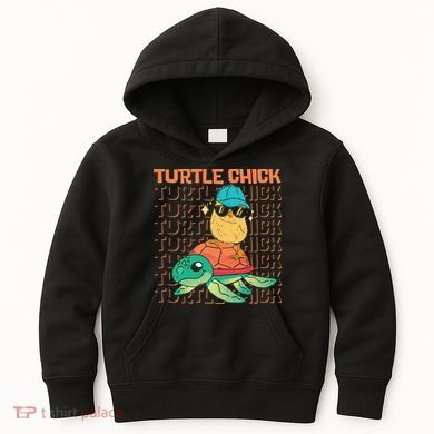 Sea Turtle Tortoise Chicken Turtle Chick Kids Hoodie