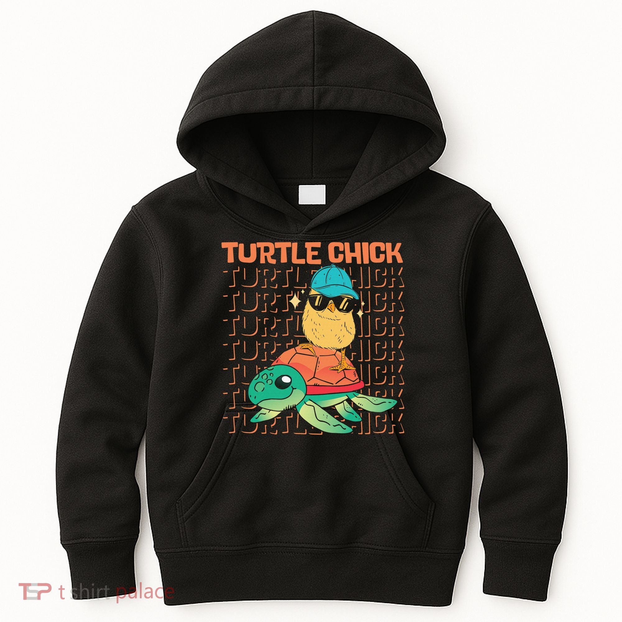 Sea Turtle Tortoise Chicken Turtle Chick Kids Hoodie