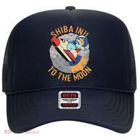 Shiba To The Moon Fox Rocket Ship Hat thumb 0
