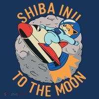 Shiba To The Moon Fox Rocket Ship Hat thumb 2