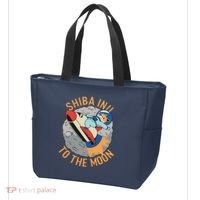 Shiba To The Moon Fox Rocket Ship Tote Bag thumb 3