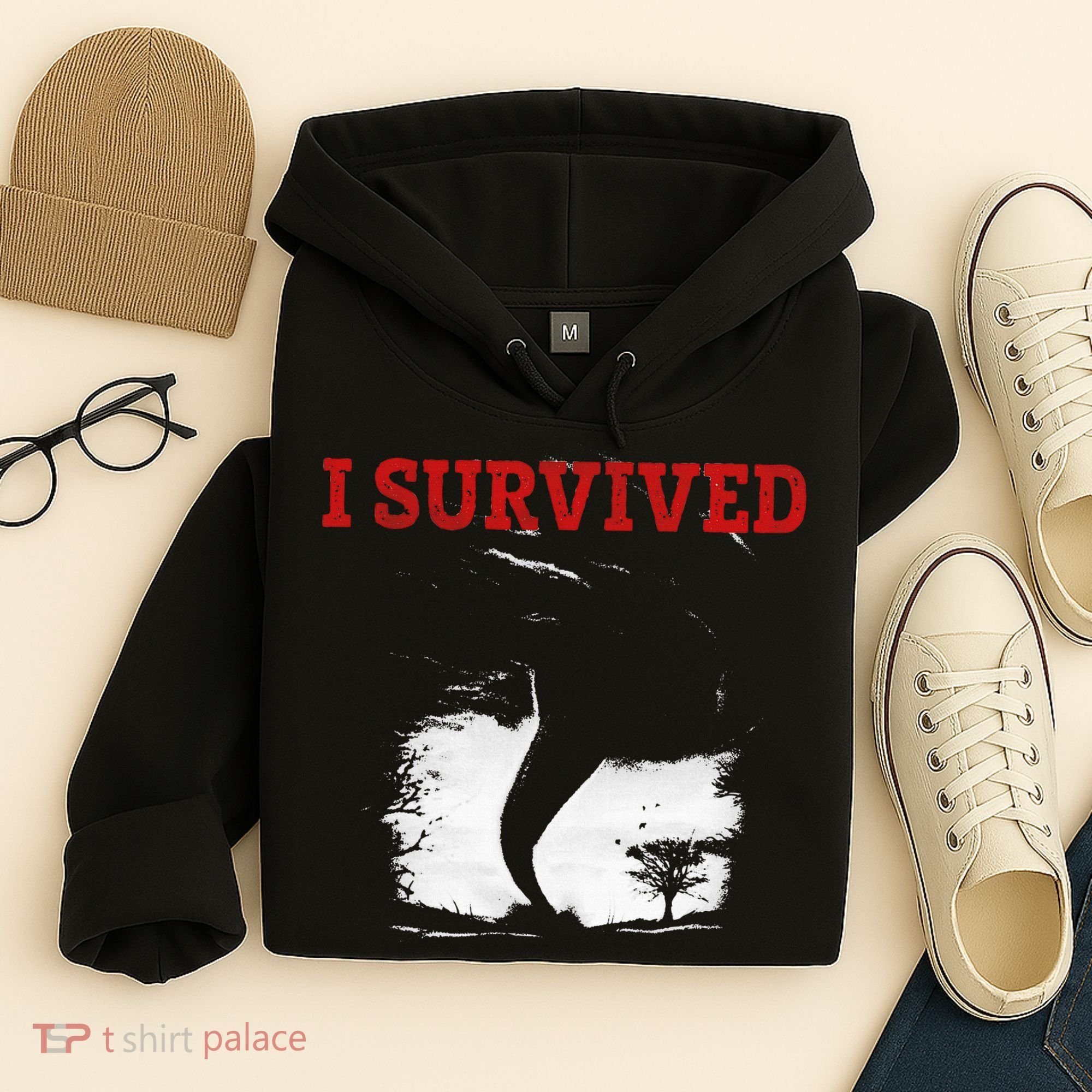 Storm Tornado Twister And Hurricane Weather I Survived Hoodie