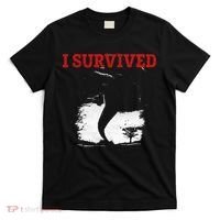 Storm Tornado Twister And Hurricane Weather I Survived T-Shirt thumb 0