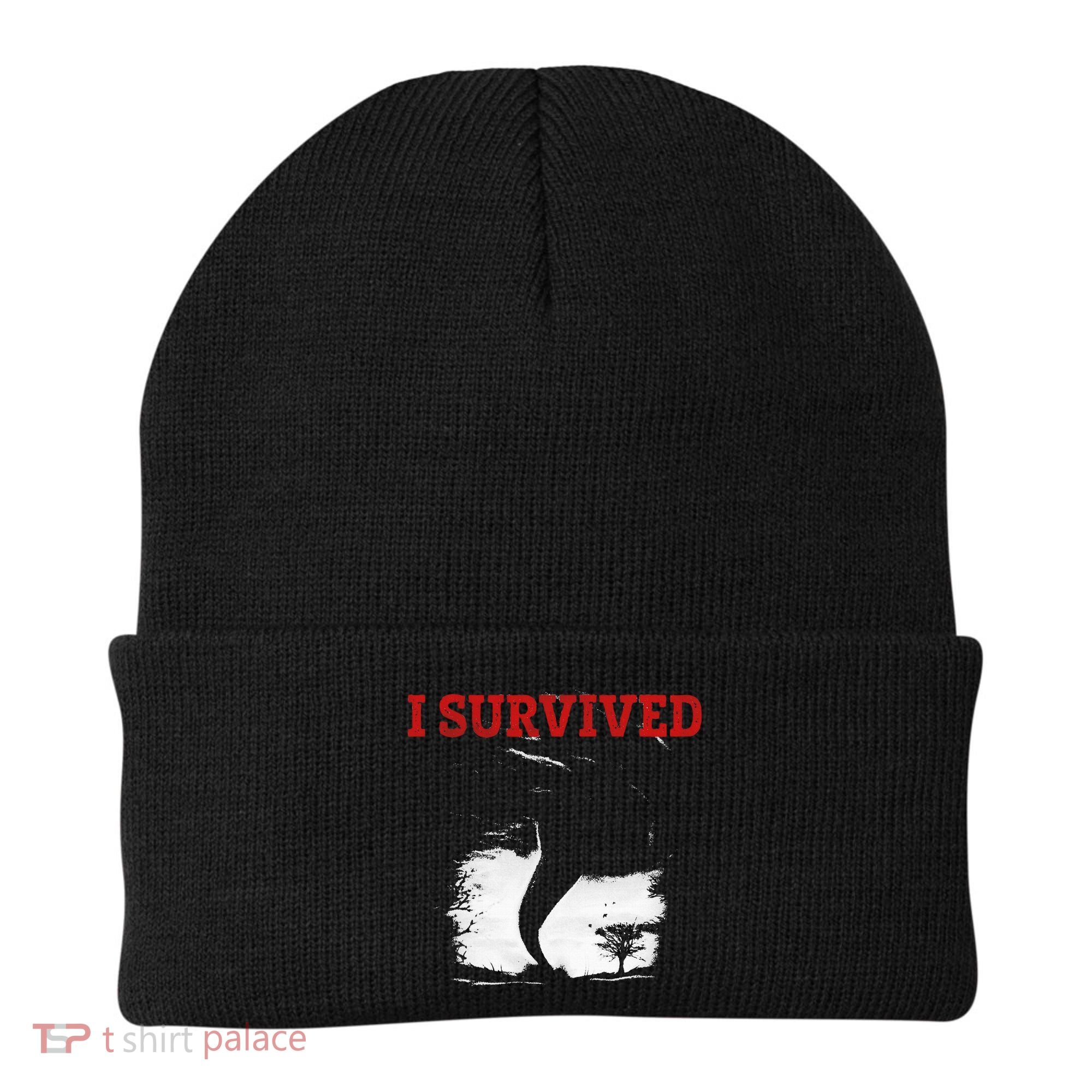 Storm Tornado Twister And Hurricane Weather I Survived Beanie