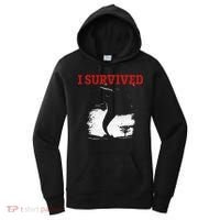Storm Tornado Twister And Hurricane Weather I Survived Women's Hoodie thumb 0