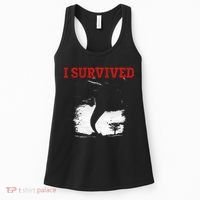 Storm Tornado Twister And Hurricane Weather I Survived Women's Tank Top thumb 0