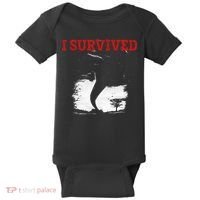 Storm Tornado Twister And Hurricane Weather I Survived Baby Bodysuit thumb 0
