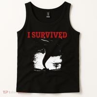 Storm Tornado Twister And Hurricane Weather I Survived Tank Top thumb 2