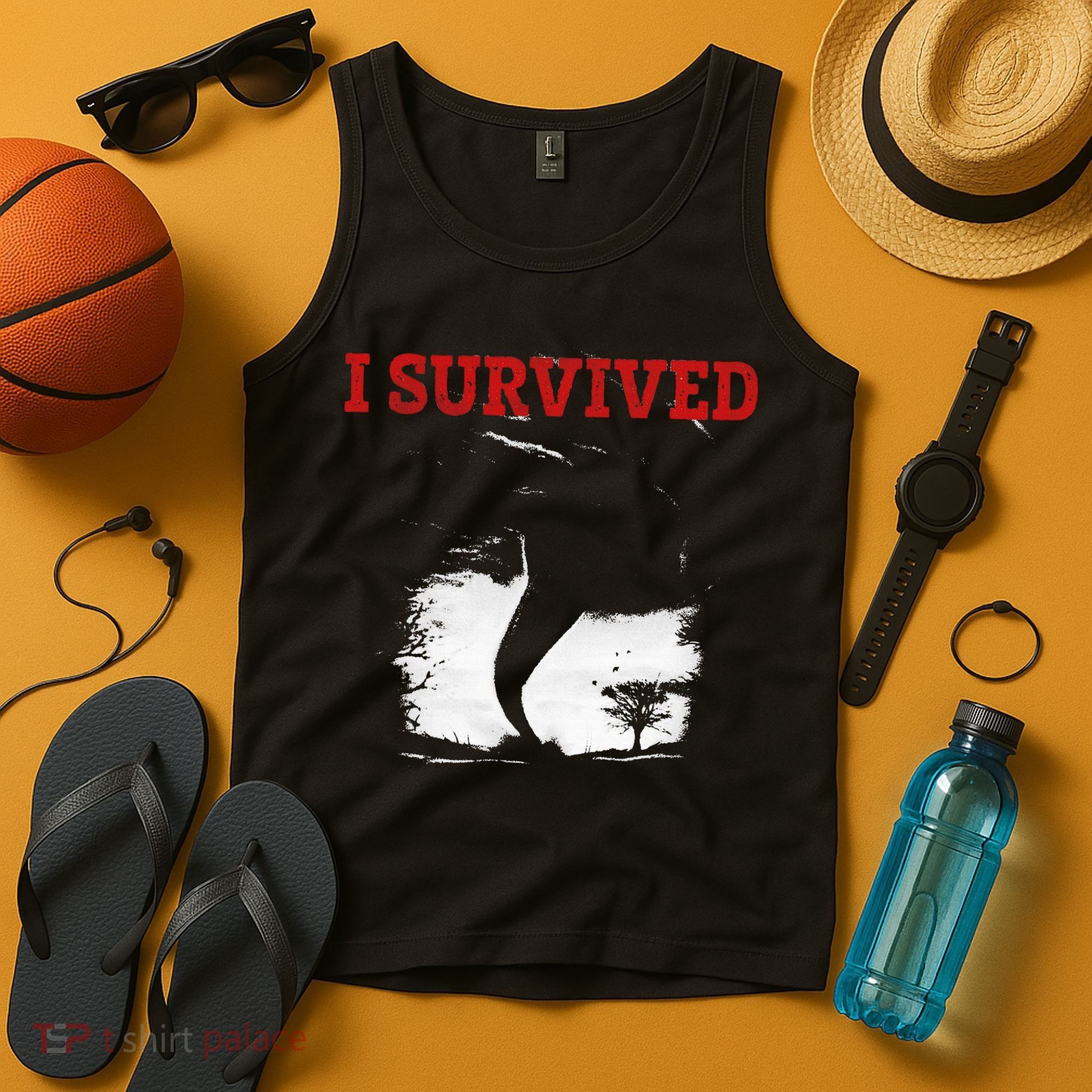 Storm Tornado Twister And Hurricane Weather I Survived Tank Top