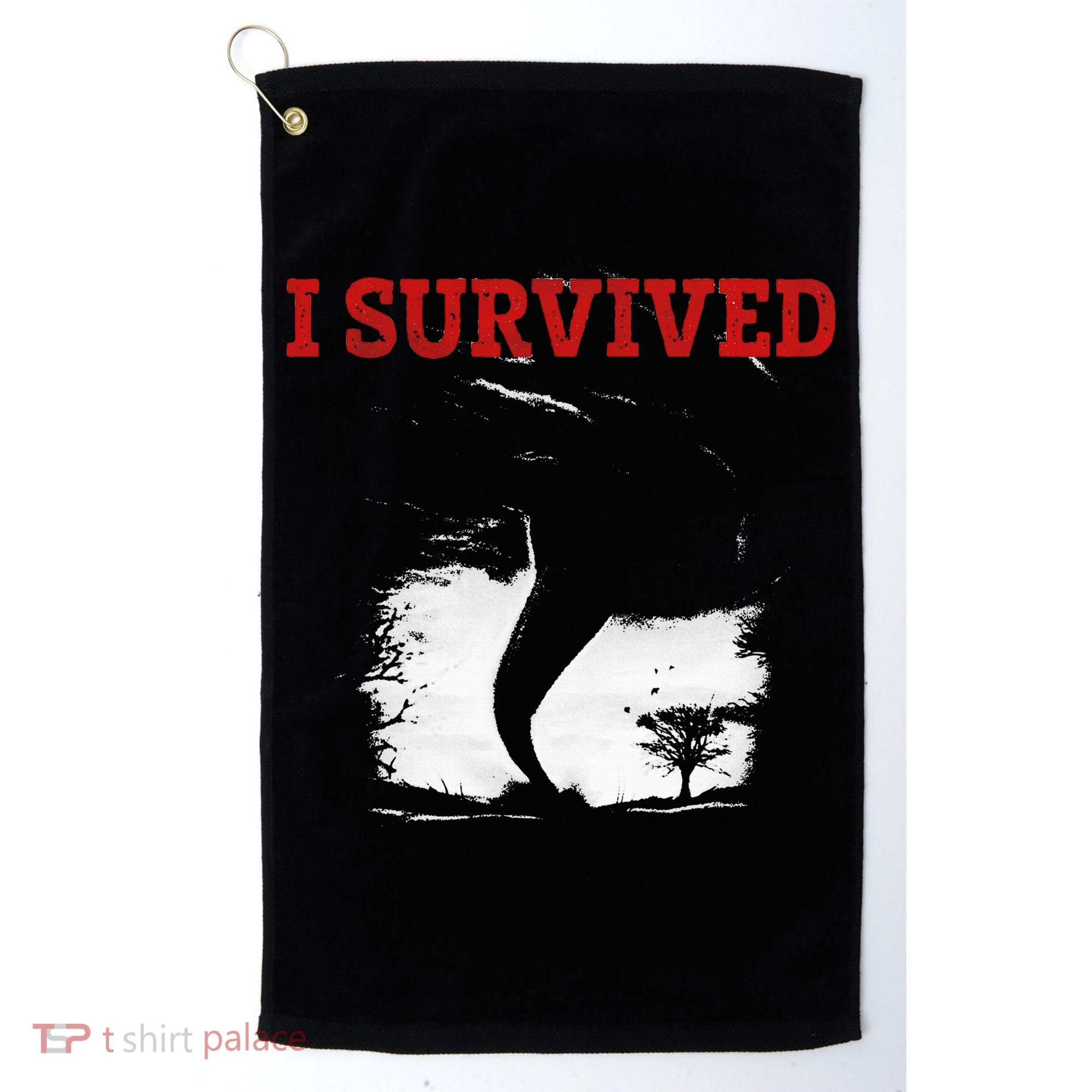 Storm Tornado Twister And Hurricane Weather I Survived Golf Towel