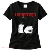 Storm Tornado Twister And Hurricane Weather I Survived Women's T-Shirt thumb 0