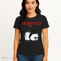 Storm Tornado Twister And Hurricane Weather I Survived Women's T-Shirt thumb 4