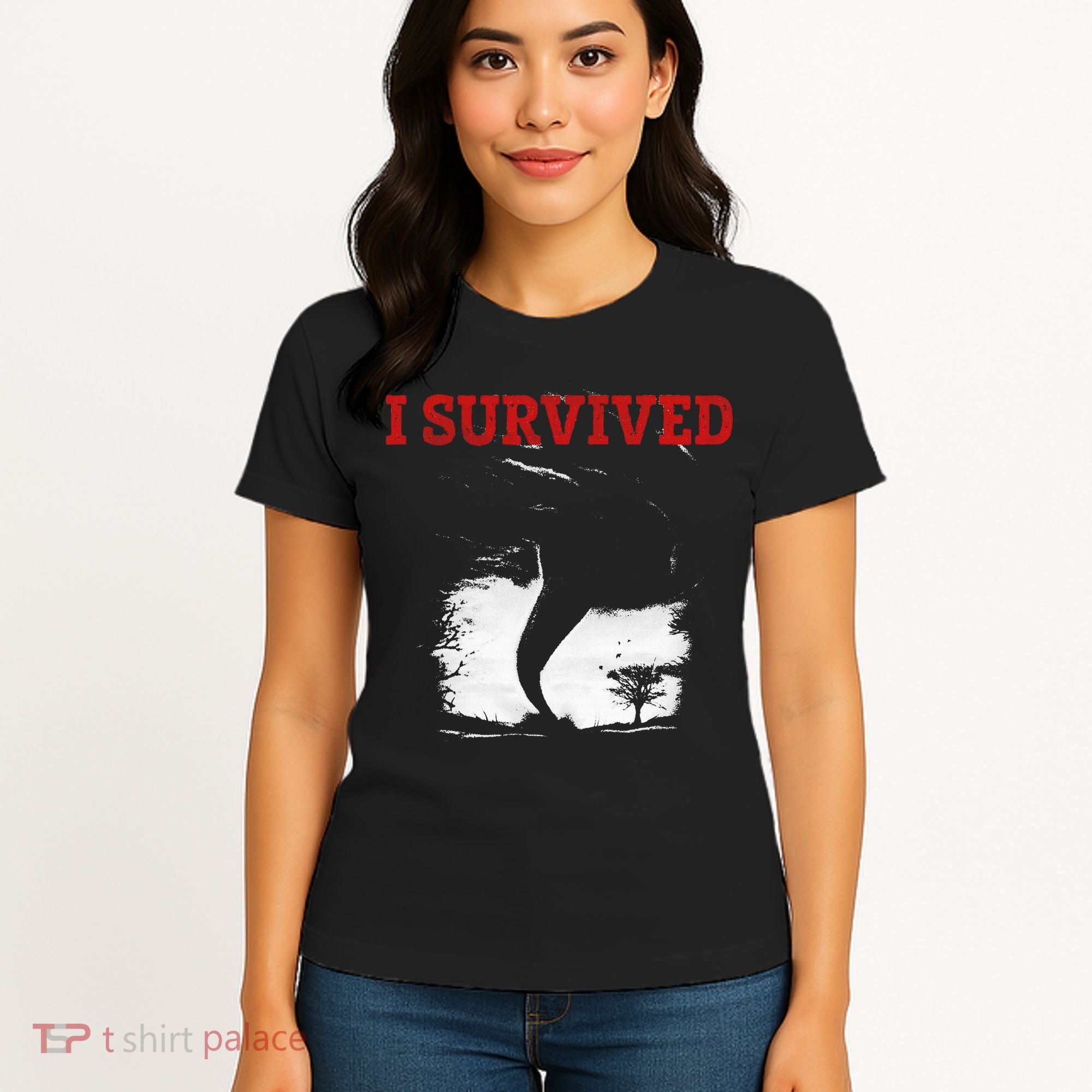 Storm Tornado Twister And Hurricane Weather I Survived Women's T-Shirt