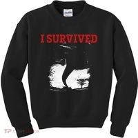 Storm Tornado Twister And Hurricane Weather I Survived Kids Sweatshirt thumb 0