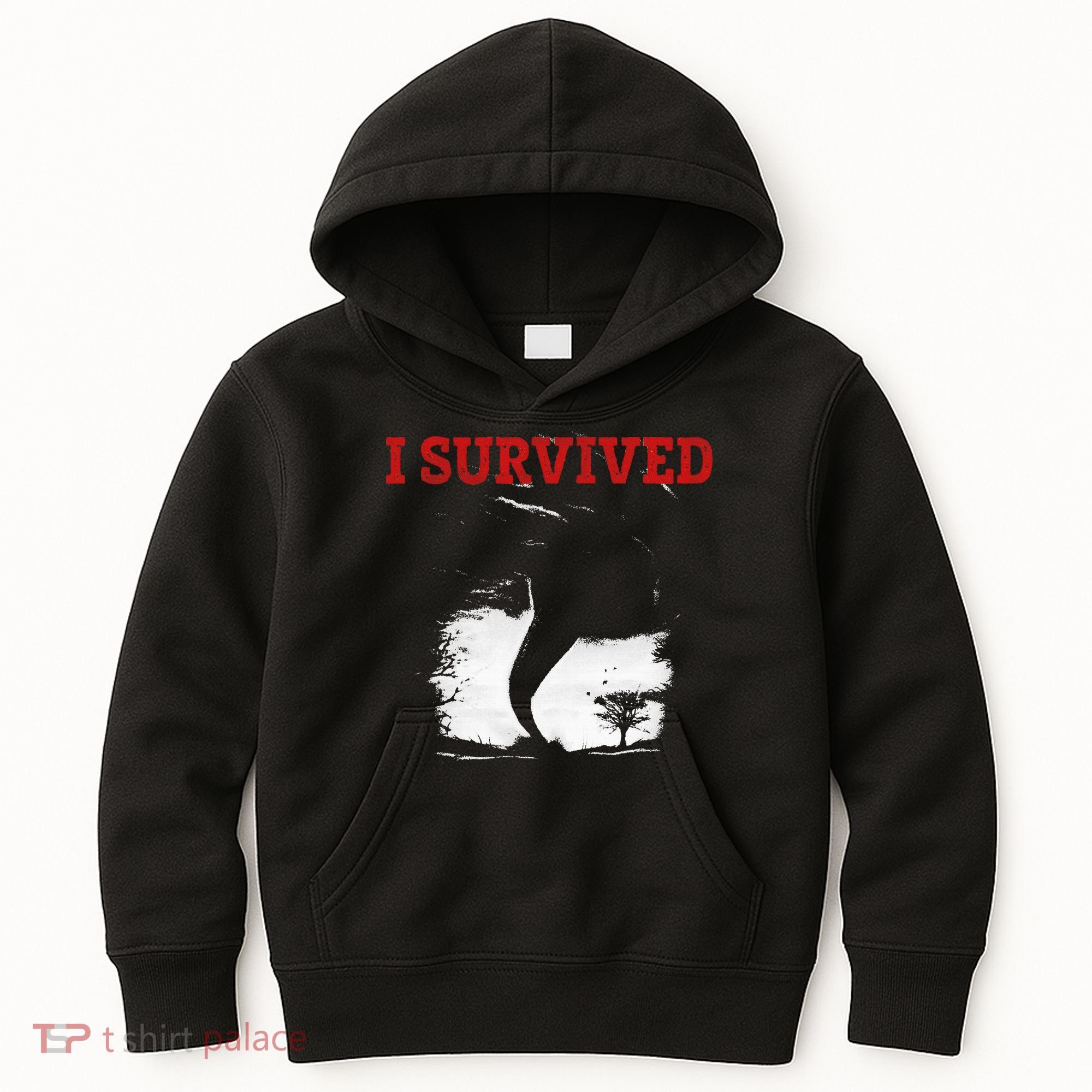 Storm Tornado Twister And Hurricane Weather I Survived Kids Hoodie