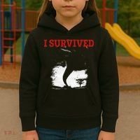 Storm Tornado Twister And Hurricane Weather I Survived Kids Hoodie thumb 3