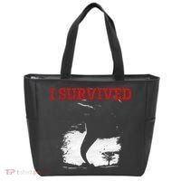 Storm Tornado Twister And Hurricane Weather I Survived Tote Bag thumb 0