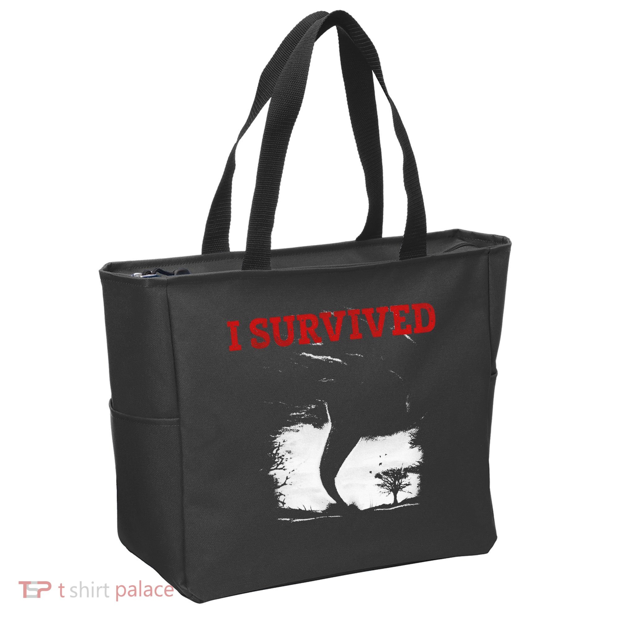 Storm Tornado Twister And Hurricane Weather I Survived Tote Bag