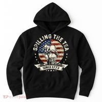 Spilling The Tea Since 1773 Patriotic 4th Of July Hoodie thumb 0