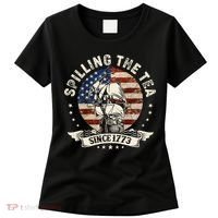 Spilling The Tea Since 1773 Patriotic 4th Of July Women's T-Shirt thumb 0