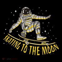 Skating To The Moon Astronaut Coffee Mug thumb 5