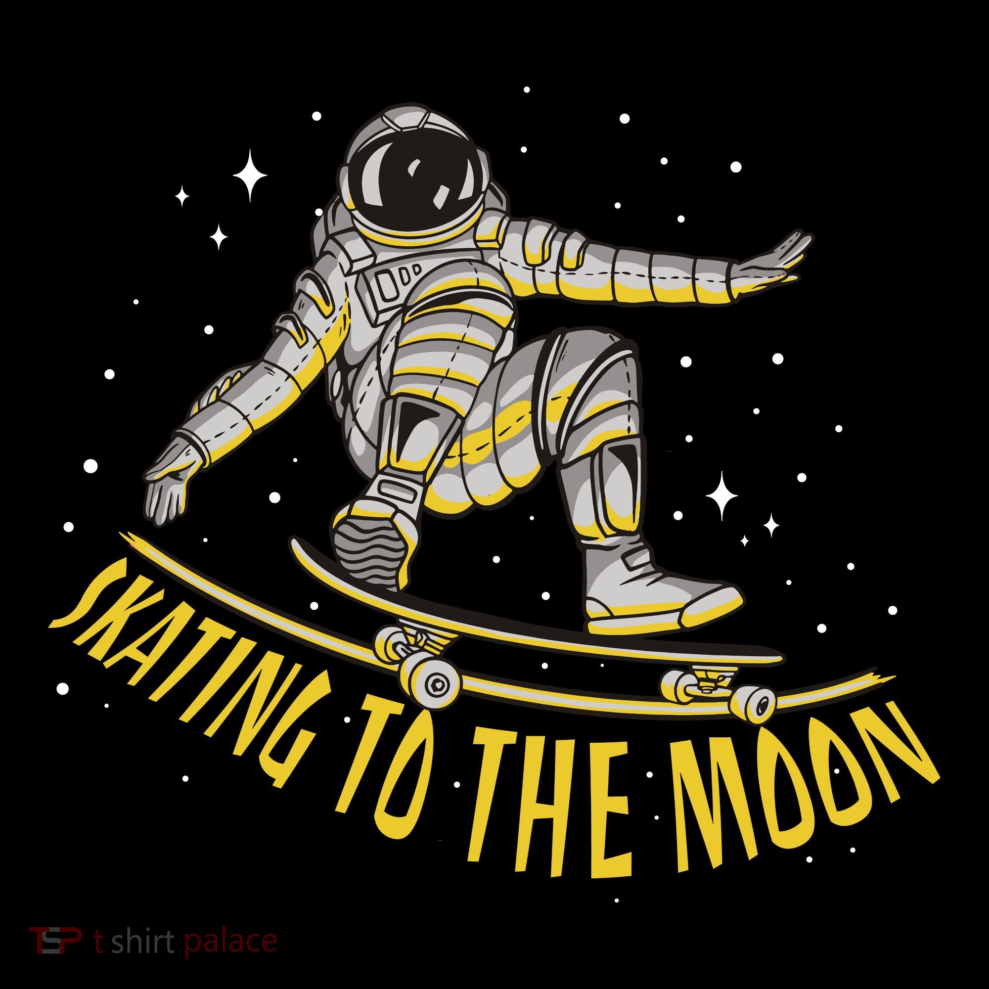 Skating To The Moon Astronaut Coffee Mug