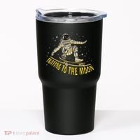 Skating To The Moon Astronaut Tumbler thumb 0